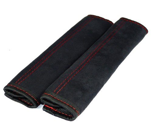 Gurtschoner schwarz naht - 2x,